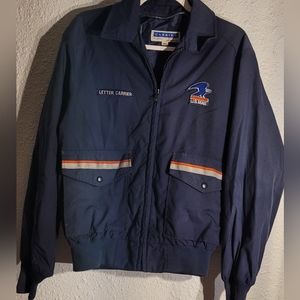 Vintage 1991 Letter Carrier Postal Servic Bomber Jacket Carrier Collection USPS